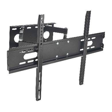 Soporte para TV - De Pared Articulado de 30 a 85 pulgadas, Doble Brazo, De Acero, Resistencia 60k, Negro, 6006245 BROBOTIX Soporte para TV - De Pared Articulado de 30 a 85 pulgadas, Doble Brazo, De Acero, Resistencia 60k, Negro, 6006245 BROBOTIX